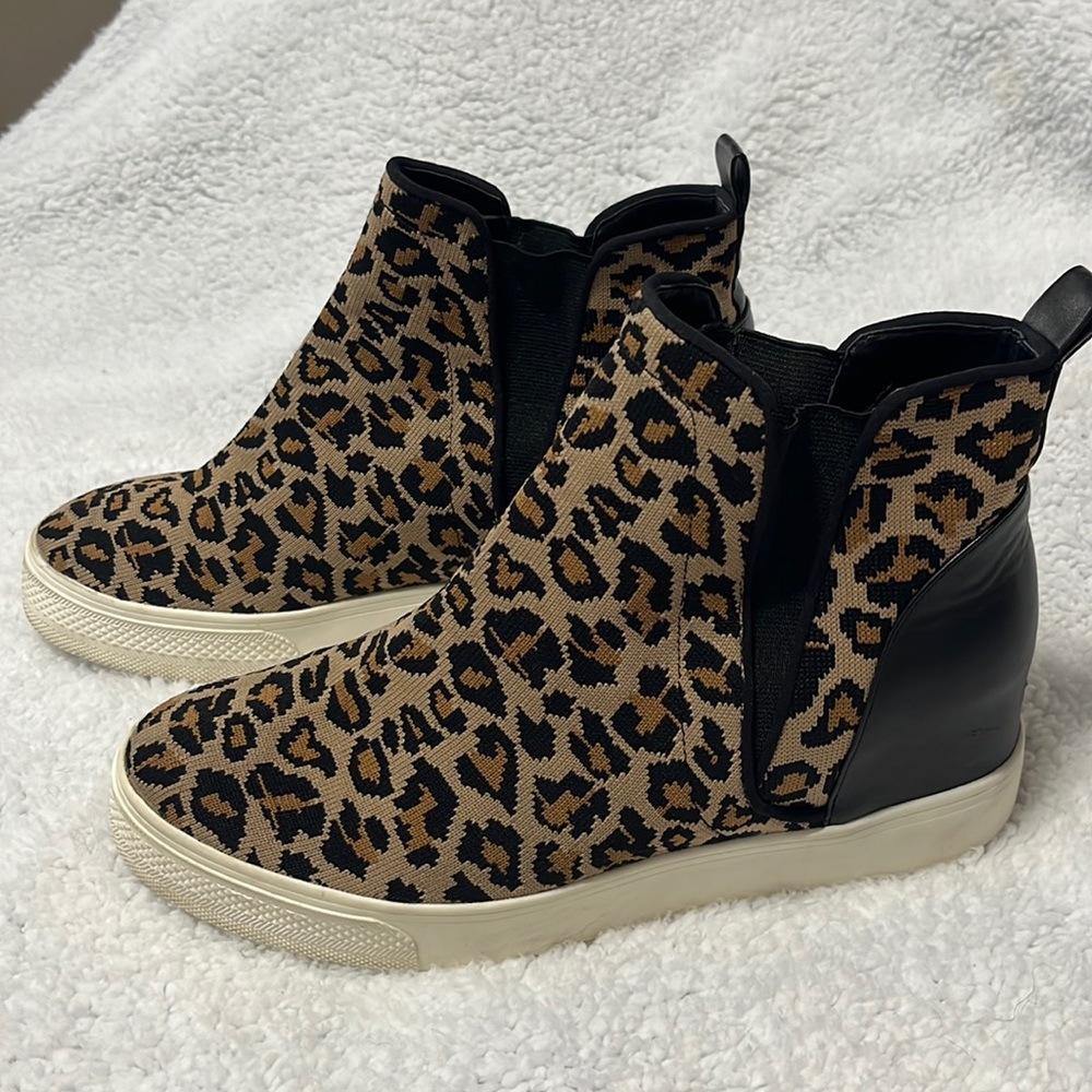 Steve Madden Leopard High Tops